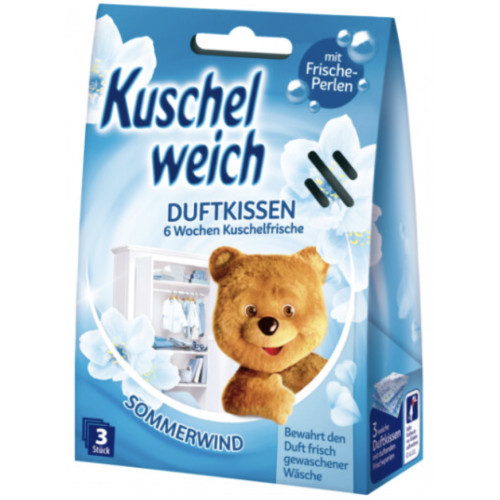 Ароматичні мішечки для одягу KuschelWeich Sommerwind 3 шт